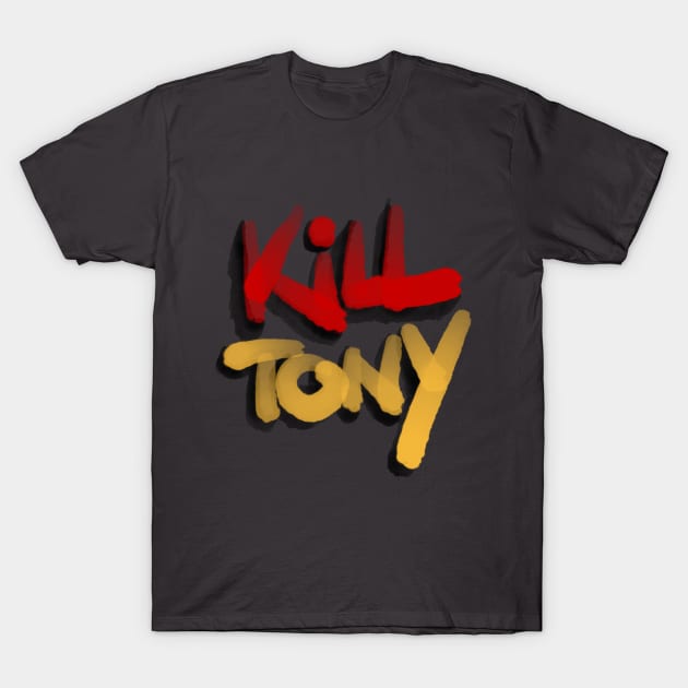 Kill Tony Podcast Logo In Watercolor T-Shirt by Ina